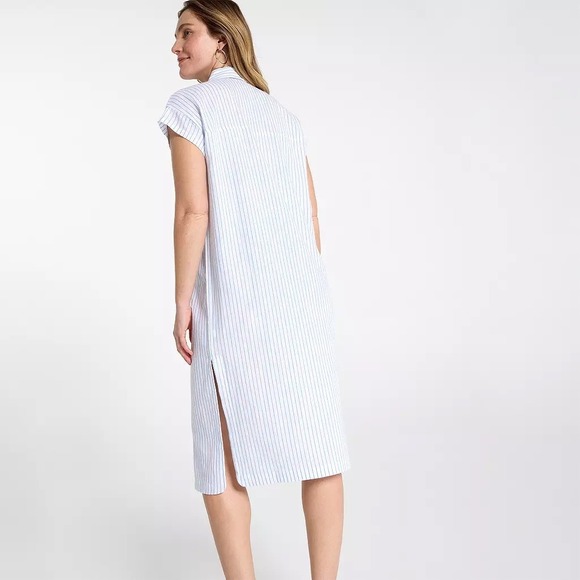 CALIA Women's M, Extended Sleeve Button Down Swim Cover‎ Up, SHIPS TODAY 🎁 - Picture 3 of 4